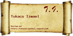 Tukacs Izmael névjegykártya